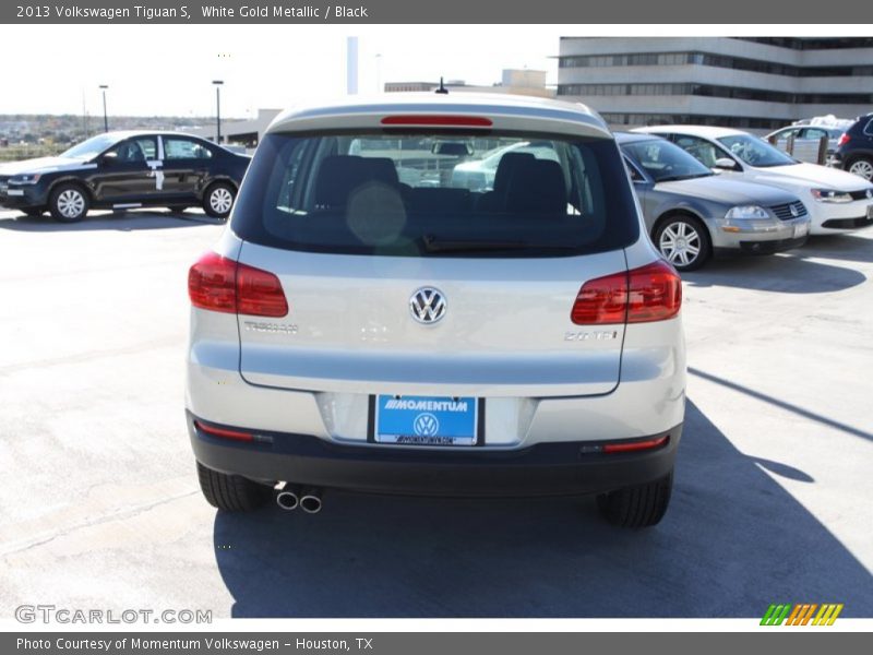 White Gold Metallic / Black 2013 Volkswagen Tiguan S