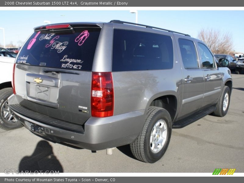 Graystone Metallic / Ebony 2008 Chevrolet Suburban 1500 LTZ 4x4