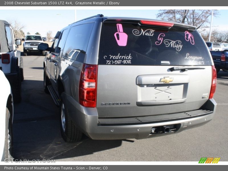 Graystone Metallic / Ebony 2008 Chevrolet Suburban 1500 LTZ 4x4