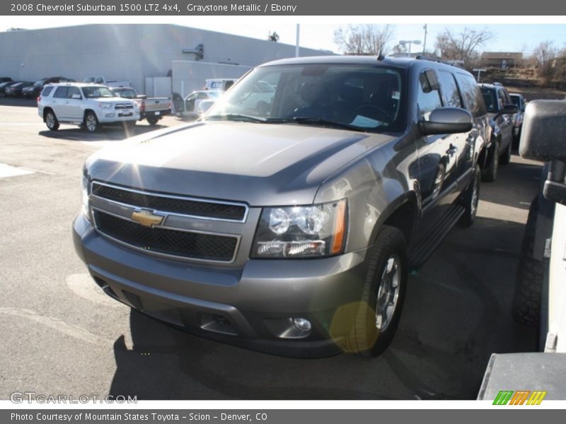 Graystone Metallic / Ebony 2008 Chevrolet Suburban 1500 LTZ 4x4
