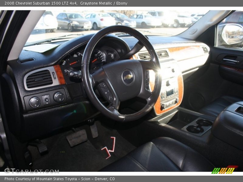 Graystone Metallic / Ebony 2008 Chevrolet Suburban 1500 LTZ 4x4