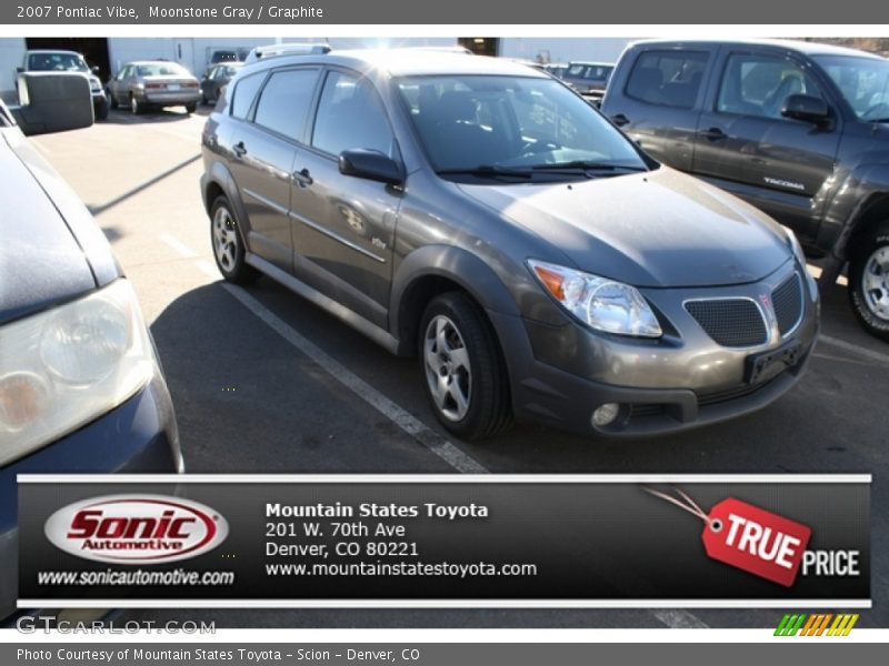 Moonstone Gray / Graphite 2007 Pontiac Vibe