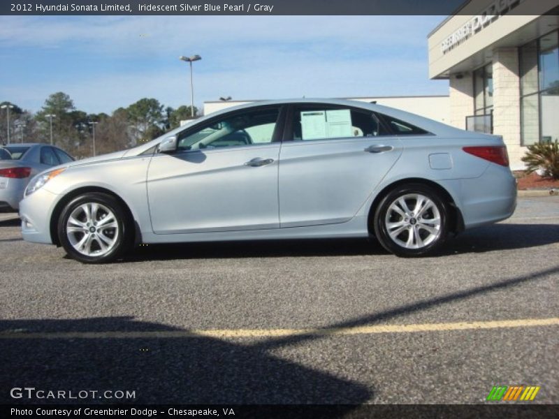 Iridescent Silver Blue Pearl / Gray 2012 Hyundai Sonata Limited