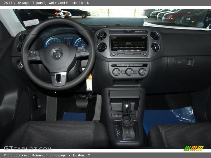 White Gold Metallic / Black 2013 Volkswagen Tiguan S