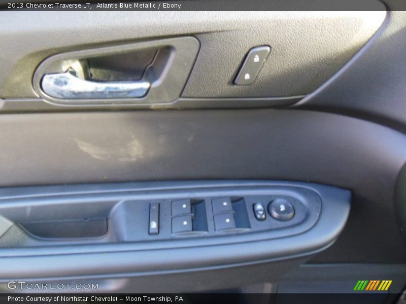 Atlantis Blue Metallic / Ebony 2013 Chevrolet Traverse LT