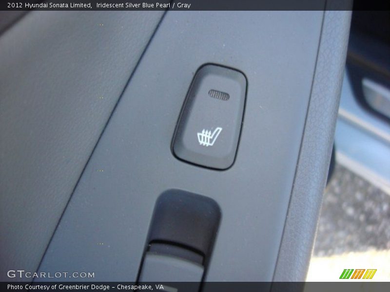 Iridescent Silver Blue Pearl / Gray 2012 Hyundai Sonata Limited