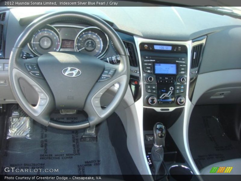 Iridescent Silver Blue Pearl / Gray 2012 Hyundai Sonata Limited