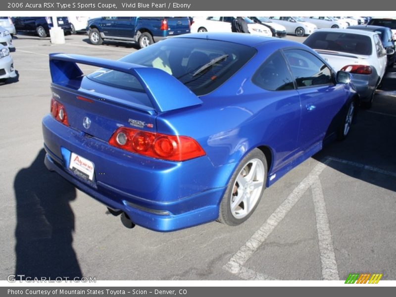 Vivid Blue Pearl / Ebony 2006 Acura RSX Type S Sports Coupe