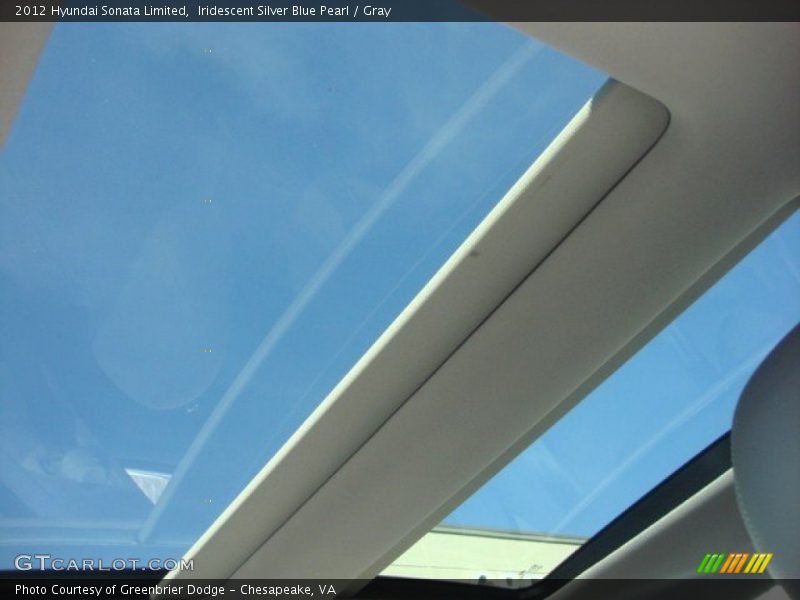 Iridescent Silver Blue Pearl / Gray 2012 Hyundai Sonata Limited