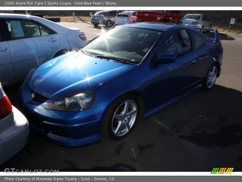 Vivid Blue Pearl / Ebony 2006 Acura RSX Type S Sports Coupe