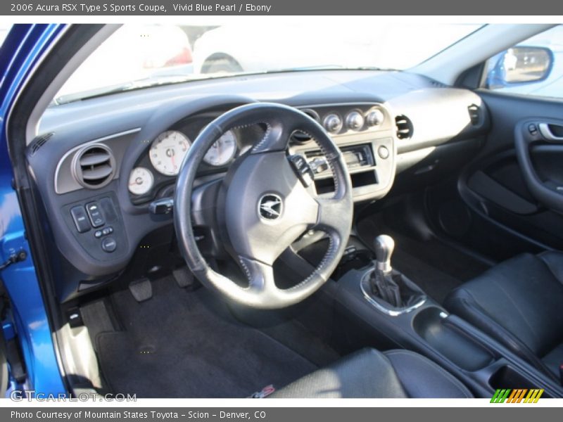 Vivid Blue Pearl / Ebony 2006 Acura RSX Type S Sports Coupe