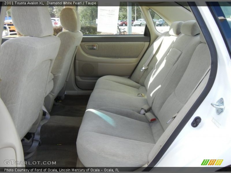 Rear Seat of 2001 Avalon XL