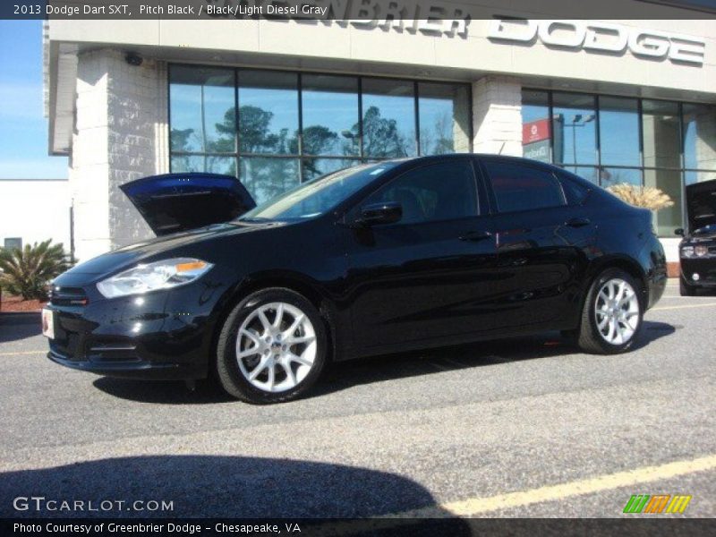 Pitch Black / Black/Light Diesel Gray 2013 Dodge Dart SXT