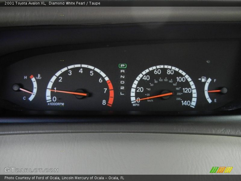  2001 Avalon XL XL Gauges