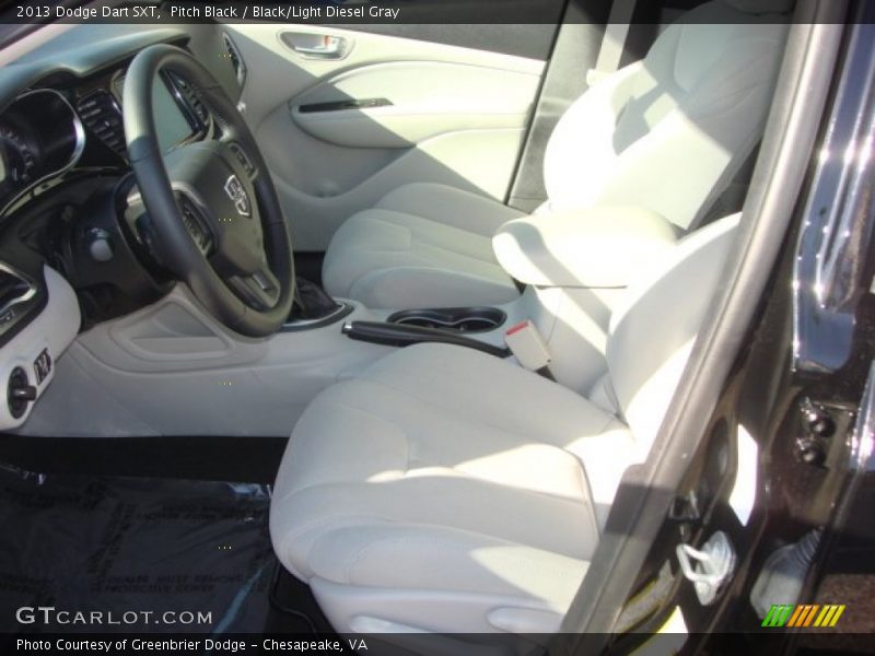 Front Seat of 2013 Dart SXT