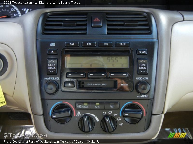 Controls of 2001 Avalon XL