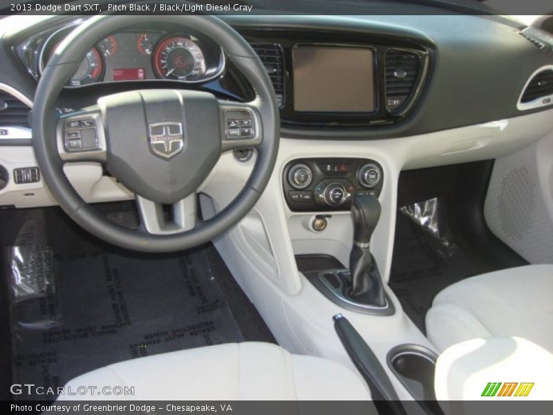 Dashboard of 2013 Dart SXT