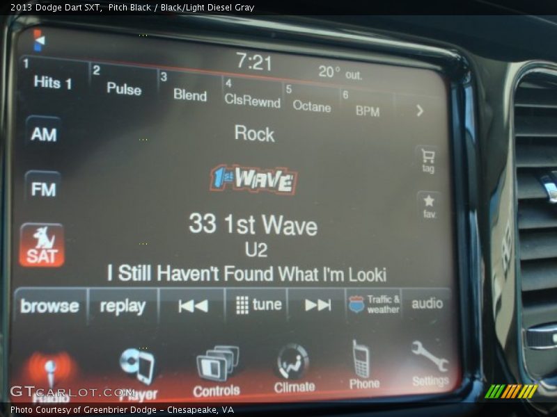 Pitch Black / Black/Light Diesel Gray 2013 Dodge Dart SXT