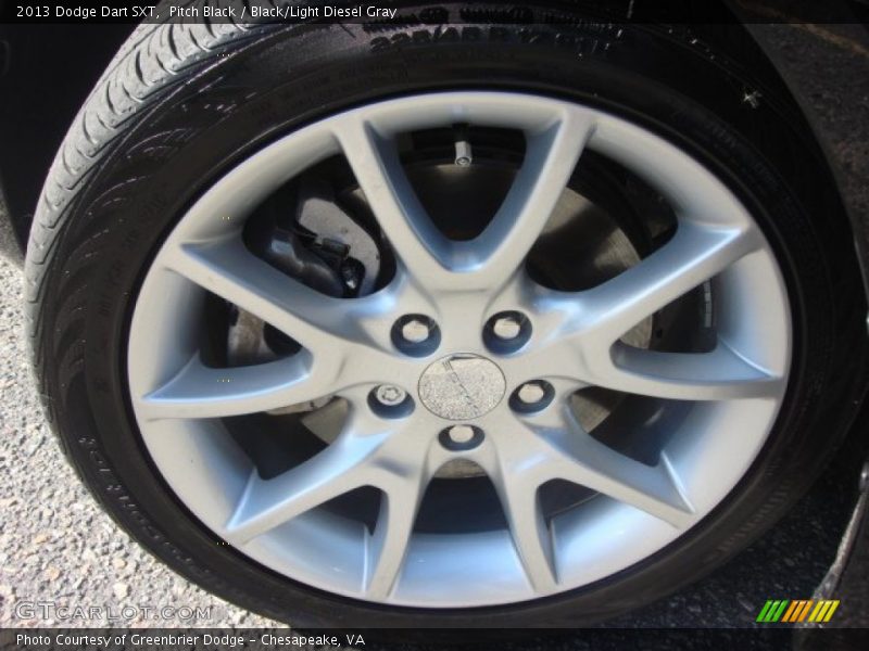 Pitch Black / Black/Light Diesel Gray 2013 Dodge Dart SXT