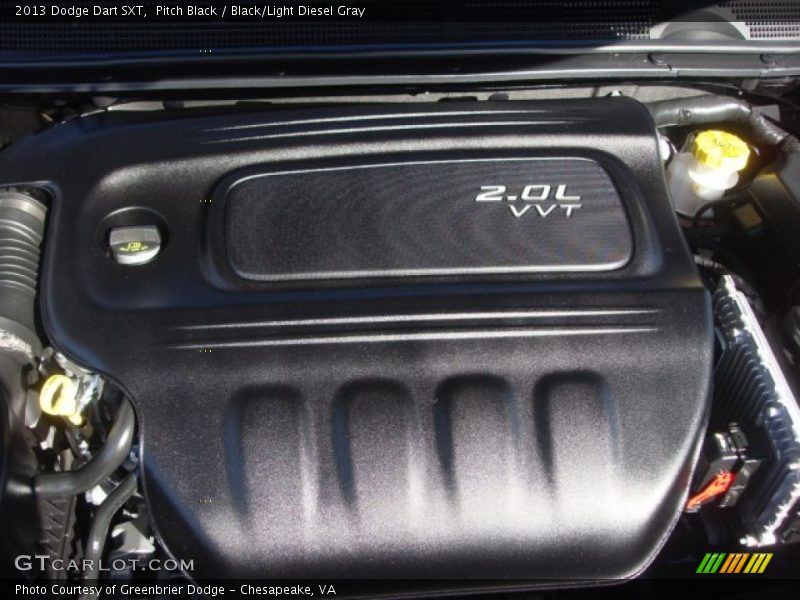 Pitch Black / Black/Light Diesel Gray 2013 Dodge Dart SXT