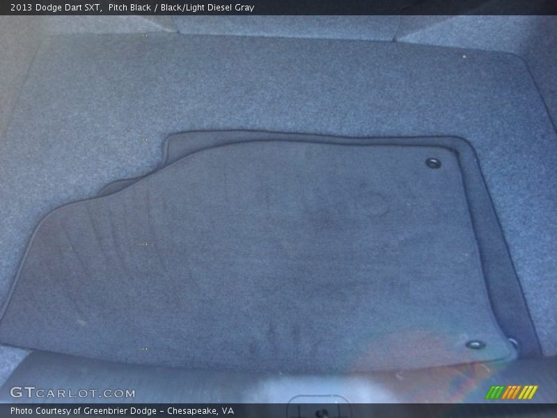 Pitch Black / Black/Light Diesel Gray 2013 Dodge Dart SXT