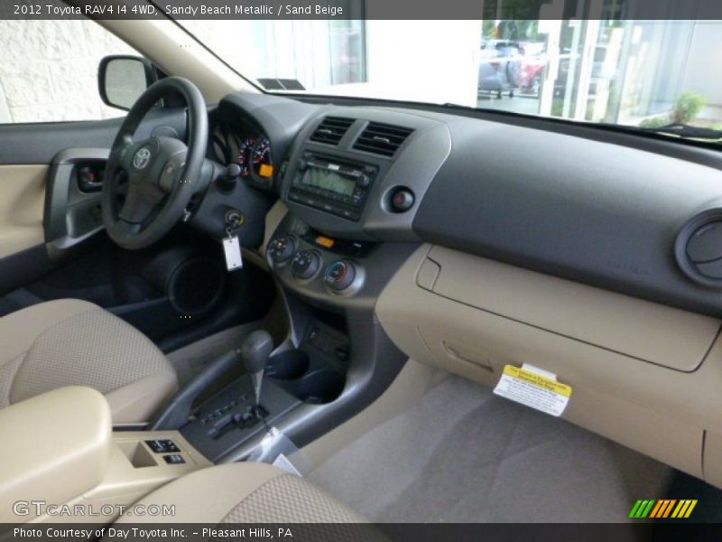 Sandy Beach Metallic / Sand Beige 2012 Toyota RAV4 I4 4WD
