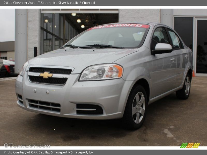 Ice Silver Metallic / Charcoal 2011 Chevrolet Aveo LT Sedan