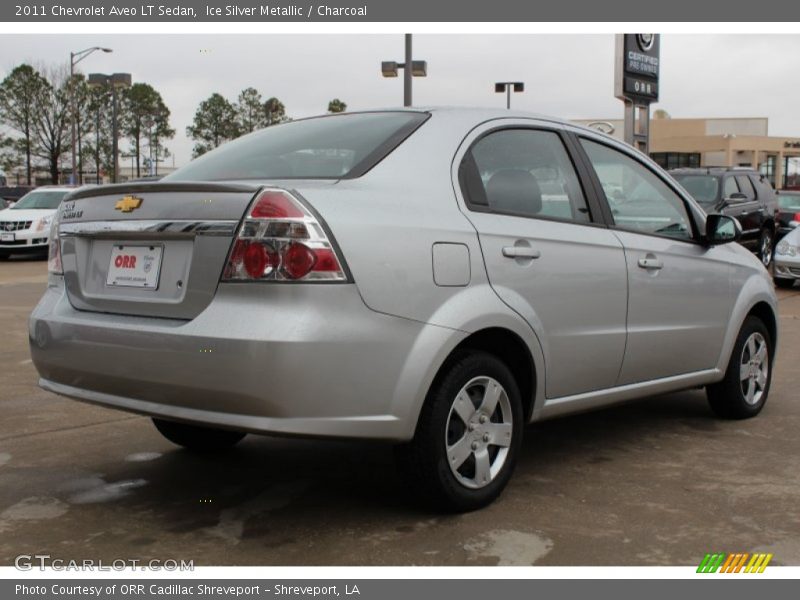 Ice Silver Metallic / Charcoal 2011 Chevrolet Aveo LT Sedan
