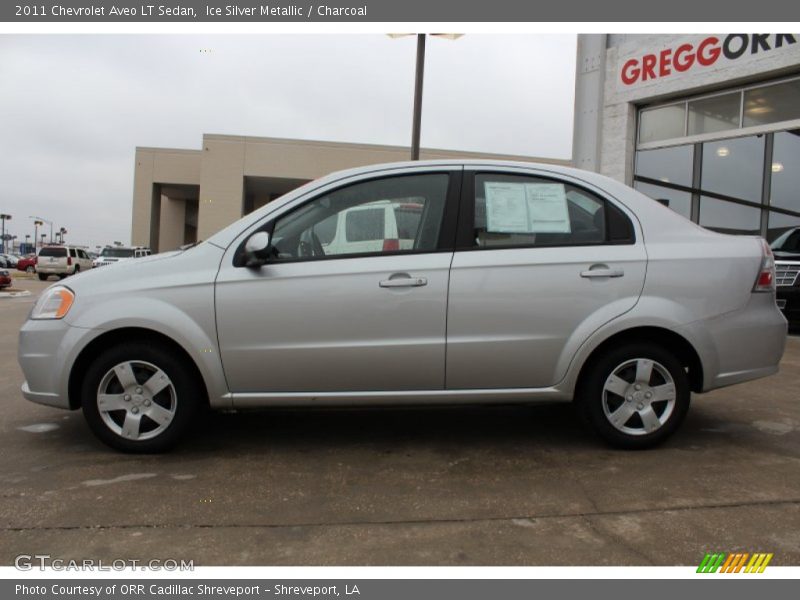 Ice Silver Metallic / Charcoal 2011 Chevrolet Aveo LT Sedan