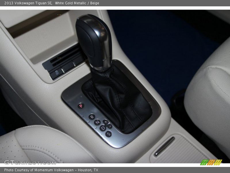 White Gold Metallic / Beige 2013 Volkswagen Tiguan SE