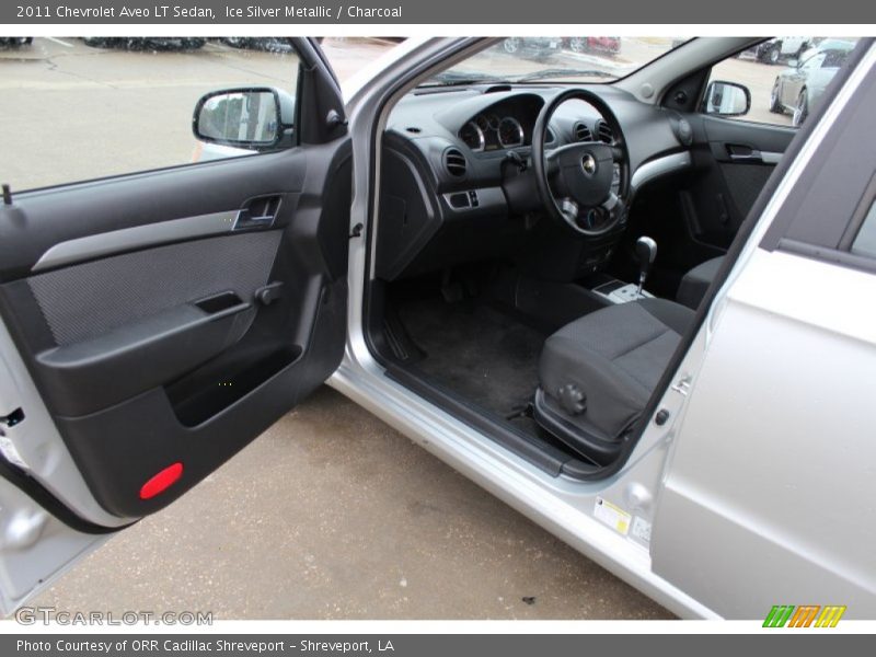 Ice Silver Metallic / Charcoal 2011 Chevrolet Aveo LT Sedan