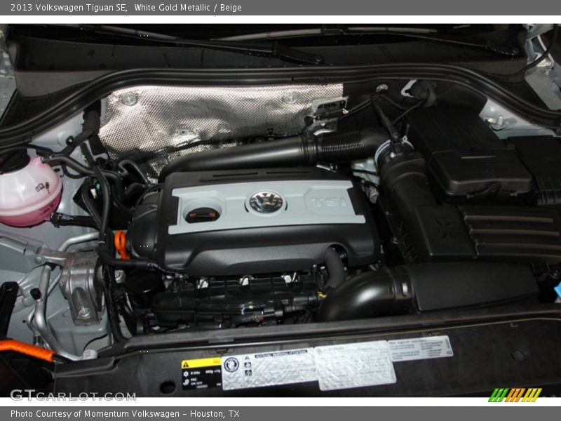 White Gold Metallic / Beige 2013 Volkswagen Tiguan SE