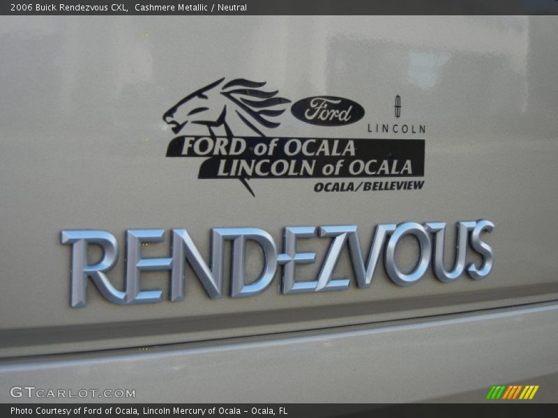 Cashmere Metallic / Neutral 2006 Buick Rendezvous CXL