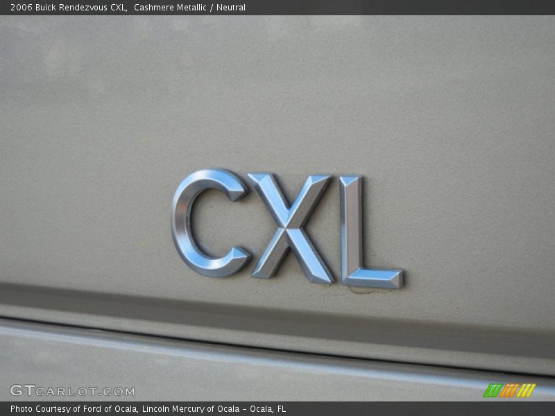 Cashmere Metallic / Neutral 2006 Buick Rendezvous CXL