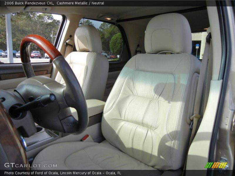 Front Seat of 2006 Rendezvous CXL