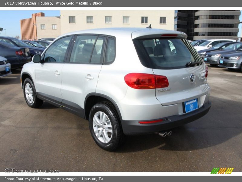 White Gold Metallic / Black 2013 Volkswagen Tiguan S