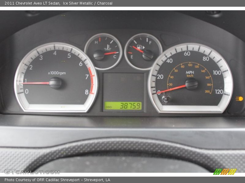Ice Silver Metallic / Charcoal 2011 Chevrolet Aveo LT Sedan