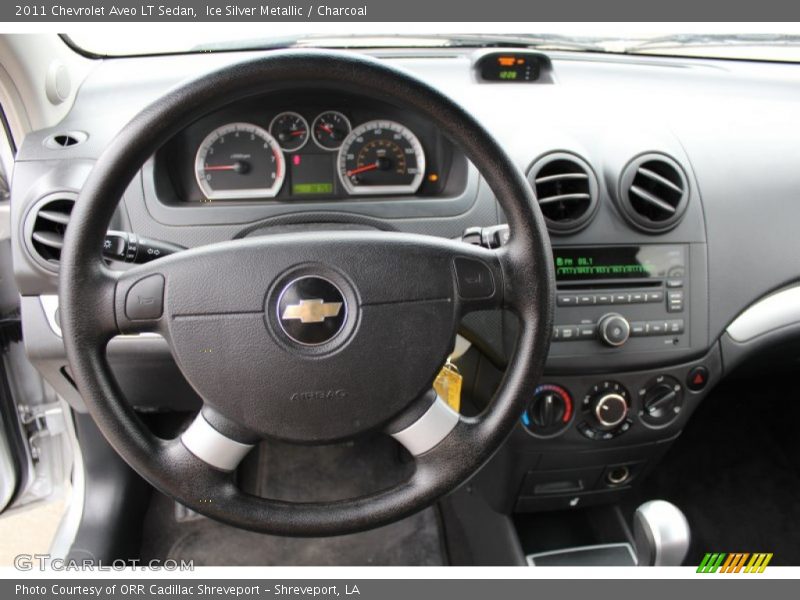 Ice Silver Metallic / Charcoal 2011 Chevrolet Aveo LT Sedan