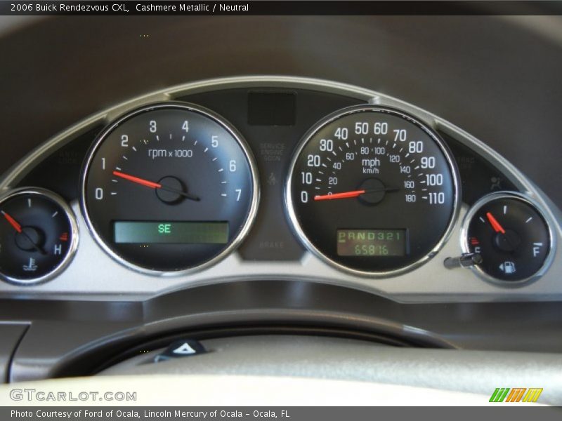  2006 Rendezvous CXL CXL Gauges