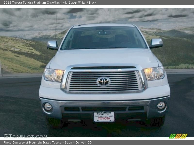 Super White / Black 2013 Toyota Tundra Platinum CrewMax 4x4