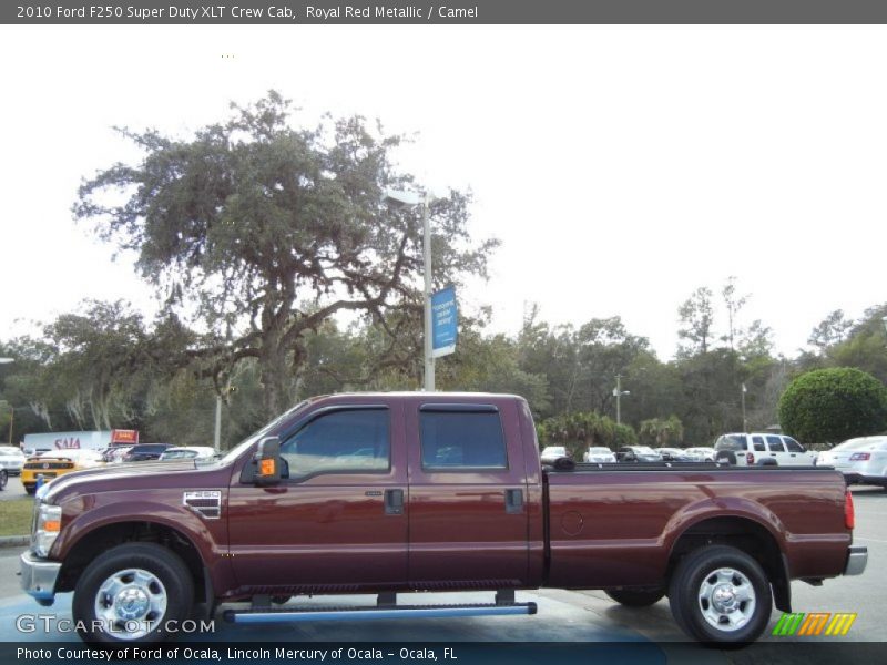  2010 F250 Super Duty XLT Crew Cab Royal Red Metallic