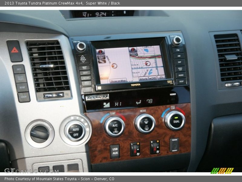 Super White / Black 2013 Toyota Tundra Platinum CrewMax 4x4