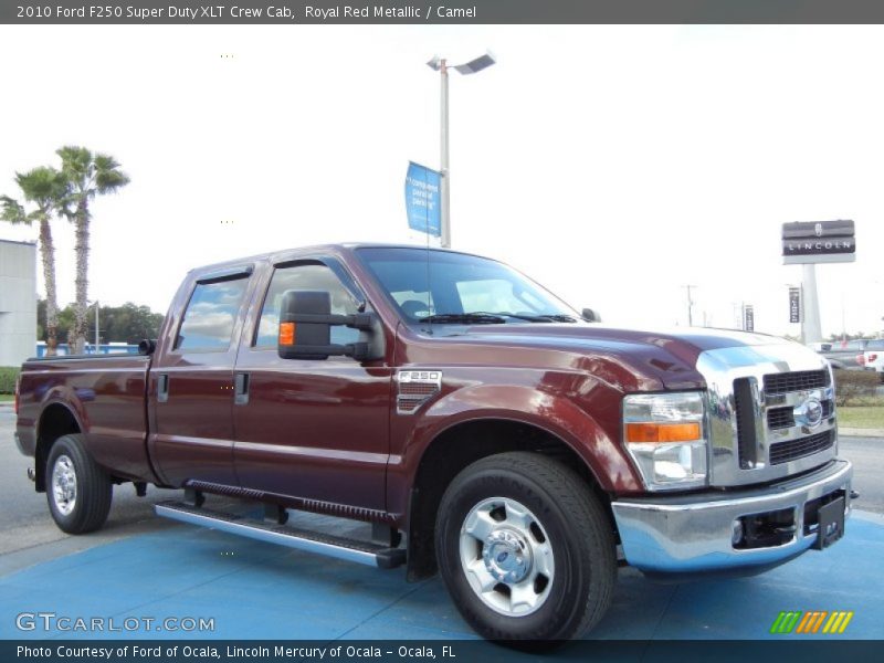 Front 3/4 View of 2010 F250 Super Duty XLT Crew Cab