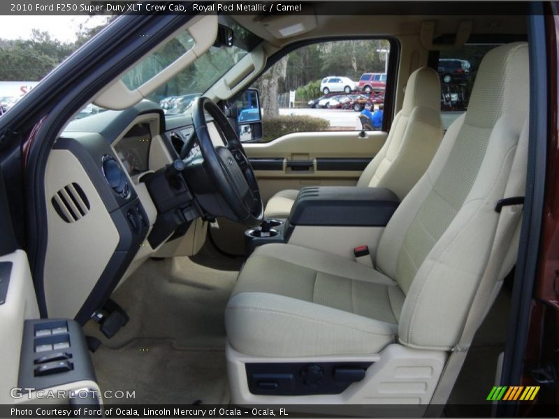 2010 F250 Super Duty XLT Crew Cab Camel Interior