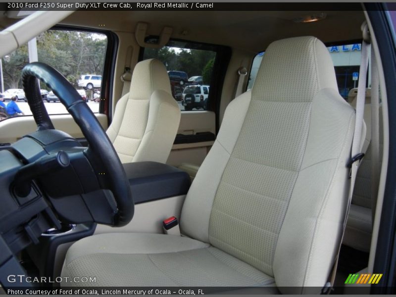  2010 F250 Super Duty XLT Crew Cab Camel Interior