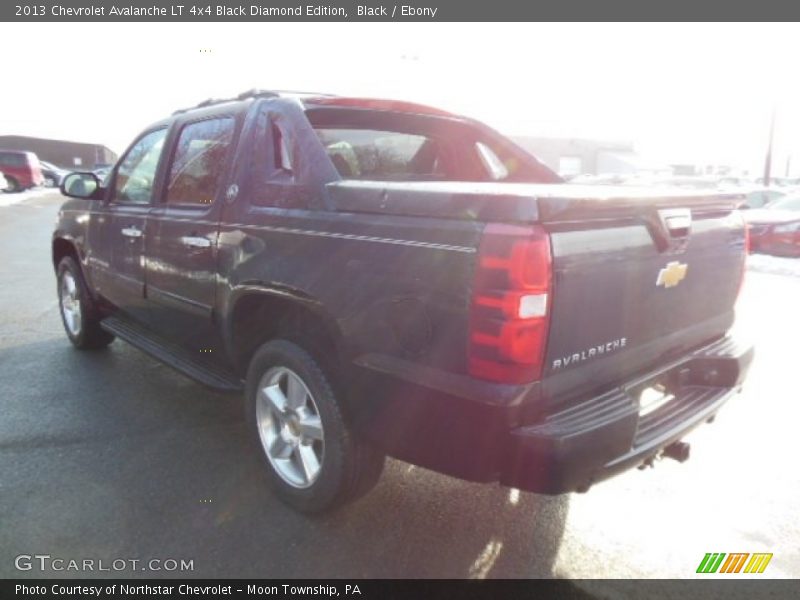 Black / Ebony 2013 Chevrolet Avalanche LT 4x4 Black Diamond Edition