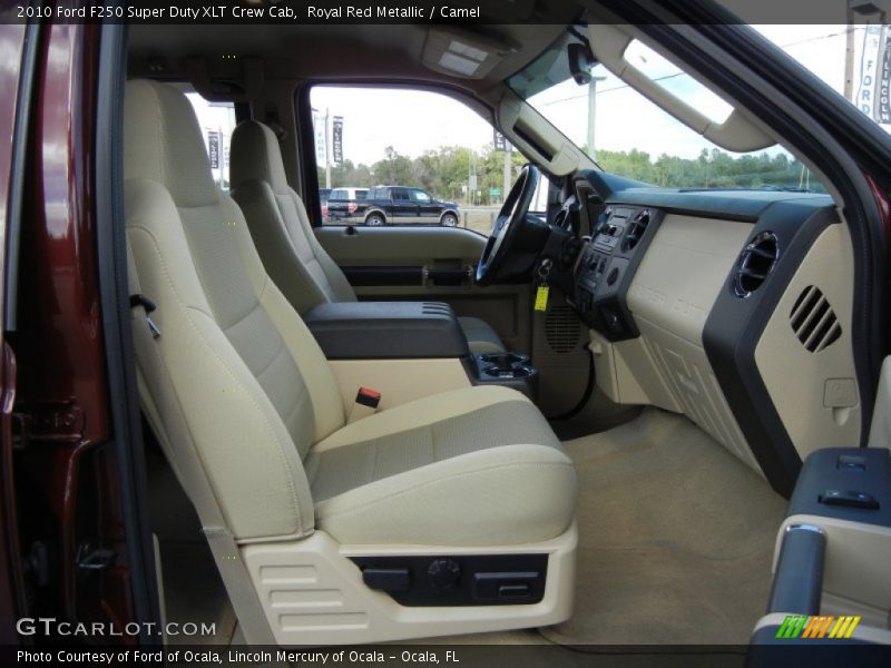  2010 F250 Super Duty XLT Crew Cab Camel Interior