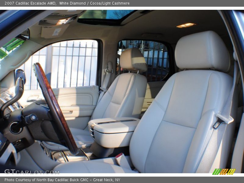 White Diamond / Cocoa/Light Cashmere 2007 Cadillac Escalade AWD