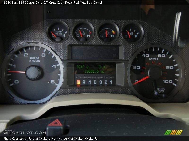  2010 F250 Super Duty XLT Crew Cab XLT Crew Cab Gauges
