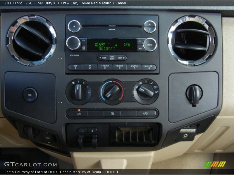 Controls of 2010 F250 Super Duty XLT Crew Cab